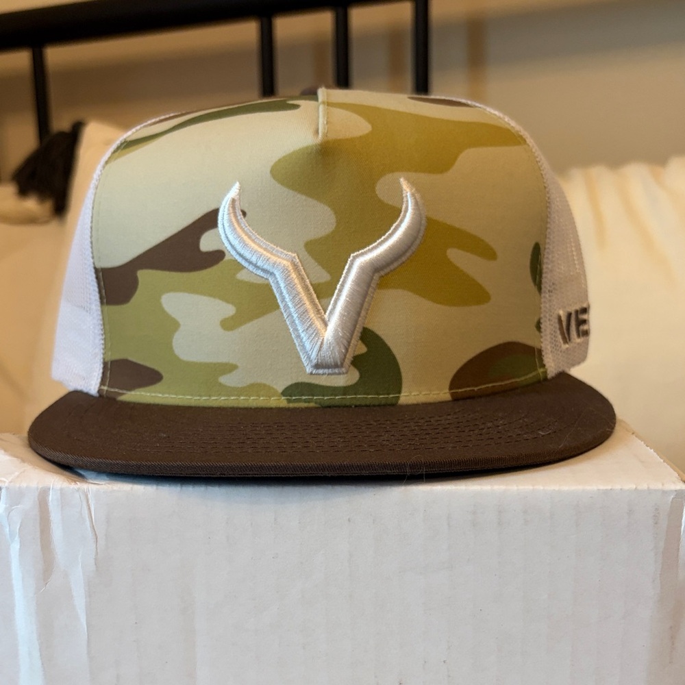 Desert Camo Snapback Flatbill Hat